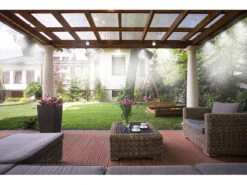 Royal Gardineer Sprühnebel Garten:2er-Set Wasser-Zerstäuber-Set Mit 10-Meter-Schlauch Und 10 Metalldüsen -Rosenstein & Söhne Shop zx8027 2 1