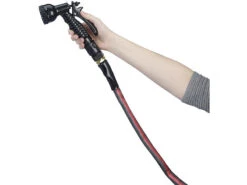 Royal Gardineer Textilschlauch:UV-beständiger Textil-Gartenschlauch Mit Brause, 2 Strahlarten, 10 M -Rosenstein & Söhne Shop zx8029 6