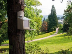 Royal Gardineer Eichhörnchenhaus:Wetterfestes Futterhaus Mit Metalldach Für Eichhörnchen, Holz-Bausatz -Rosenstein & Söhne Shop zx8076 3