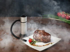 Rosenstein & Söhne Rauchgenerator:Portable Kaltrauch-Räucherpistole Mit Schlauch, Alukammer & Standfuß -Rosenstein & Söhne Shop zx8087 5