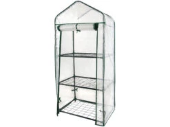 Royal Gardineer Minigewächshaus:2er-Set Folien-Gewächshäuser, 3 Etagen, Aufroll-Tür, 59x126x39cm, Weiß 18 Royal Gardineer Minigewächshaus:2er-Set Folien-Gewächshäuser, 3 Etagen, Aufroll-Tür, 59x126x39cm, Weiß -Rosenstein & Söhne Shop zx8094 2