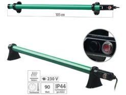 Royal Gardineer Heizung:2er-Set Elektr. Stabheizung Für Gewächshäuser, 135 Watt, 105 Cm, IP44 -Rosenstein & Söhne Shop zx8115 6 1