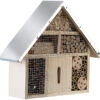Royal Gardineer Nistkasten:Insektenhotel "Maja" Aus Naturholz, Vormontiert, Metalldach -Rosenstein & Söhne Shop zx8193 0