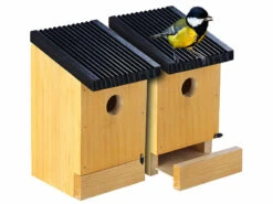 Royal Gardineer Vogelvilla Nistkasten:8er-Set Tannenholz-Nistkästen Für Wildvögel, 22x14x12 Cm, Vormontiert -Rosenstein & Söhne Shop zx8204 7