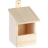 Royal Gardineer Wildvogel-Nistkasten:Vogel-Nistkasten Mit Halbhöhle, Massivholz Vormontiert, Zum Aufhängen