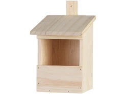 Royal Gardineer Wildvogel-Nistkasten:Vogel-Nistkasten Mit Halbhöhle, Massivholz Vormontiert, Zum Aufhängen -Rosenstein & Söhne Shop zx8207 1 1