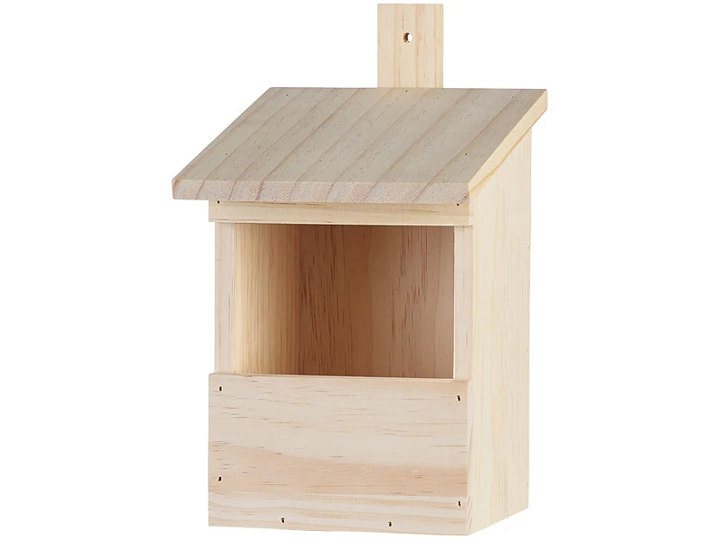 Royal Gardineer Nistkasten Holz:2er-Set Vogel-Nistkästen Zum Aufhängen An Baum Oder Wand, Vormontiert 6 Royal Gardineer Nistkasten Holz:2er-Set Vogel-Nistkästen Zum Aufhängen An Baum Oder Wand, Vormontiert – Bild 4