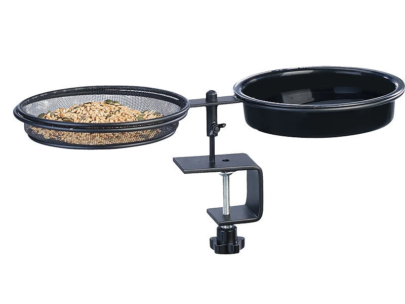 Royal Gardineer Vogelfutterstelle Garten:2in1-Vogeltränke Und Futterstation Mit Klemmhalterung 5 Royal Gardineer Vogelfutterstelle Garten:2in1-Vogeltränke Und Futterstation Mit Klemmhalterung – Bild 3
