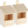 Royal Gardineer Nistkasten Holz:2er-Set Vogel-Nistkästen Zum Aufhängen An Baum Oder Wand, Vormontiert 1 Royal Gardineer Nistkasten Holz:2er-Set Vogel-Nistkästen Zum Aufhängen An Baum Oder Wand, Vormontiert -Rosenstein & Söhne Shop zx8229 3