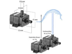 Royal Gardineer Teichpumpe:2er Set Mini-Wasserpumpe Mit 240 L/h Kapazität,Förderhöhe Bis 3m,12V 14 Royal Gardineer Teichpumpe:2er Set Mini-Wasserpumpe Mit 240 L/h Kapazität,Förderhöhe Bis 3m,12V -Rosenstein & Söhne Shop zx8234 5