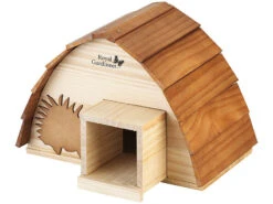 Royal Gardineer Igel Holzbausatz Kinder:Wetterfestes Igelhaus Mit Schindeldach Aus Echtholz, Bausatz -Rosenstein & Söhne Shop zx8253 2 1