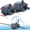 Royal Gardineer Teichpumpe:2er Set Mini-Wasserpumpe Mit 240 L/h Kapazität,Förderhöhe Bis 3m,12V