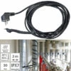 Royal Gardineer Dachrinnenheizung:Frostschutzkabel Mit Thermostat, 2 M Heizkabel, 30 Watt, IPX7 -Rosenstein & Söhne Shop zx8295 4 1