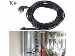 Royal Gardineer Heizkabel Pflanzen:2er-Set Frostschutzkabel Mit Thermostat, 10 M Heizkabel, 150 W, IPX7 -Rosenstein & Söhne Shop zx8297 5 1