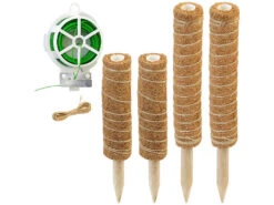 Royal Gardineer Moosstab Rankhilfe:16er-Set Rankhilfen Aus Kokosfaser & Holz, 2x40 Cm, 2x30 Cm,Juteschnur -Rosenstein & Söhne Shop zx8327 9 1